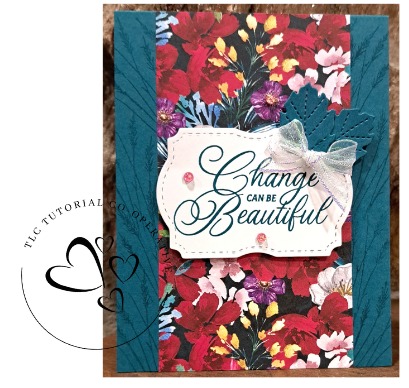 Frames & Flowers Just For You card.