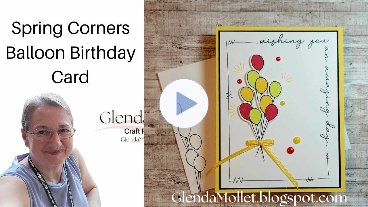 Bright & Cheerful Birthday Card with the Spring Corners Bundle