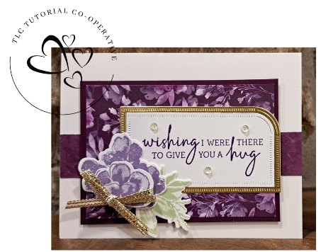 Frames & Flowers Just For You card.