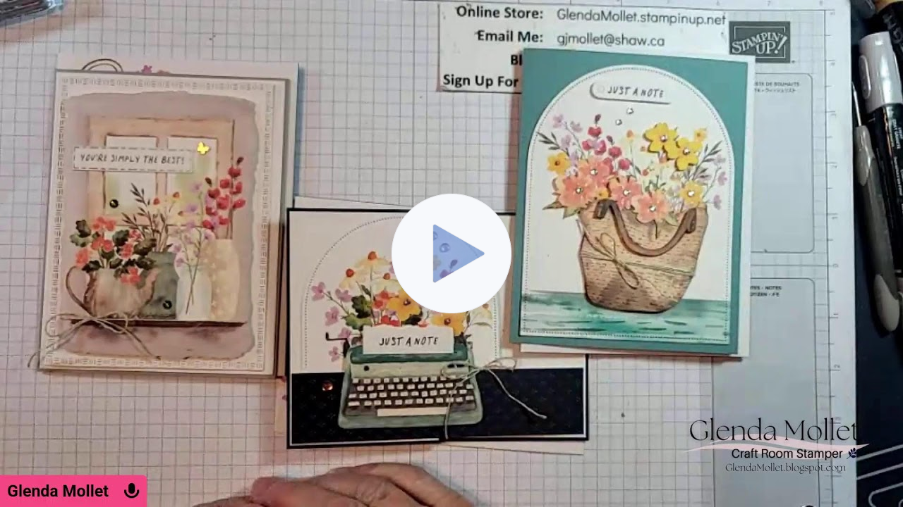 Farmhouse Florals August Paper Pumpkin Kit | 3 Alternative Cards Live Demo