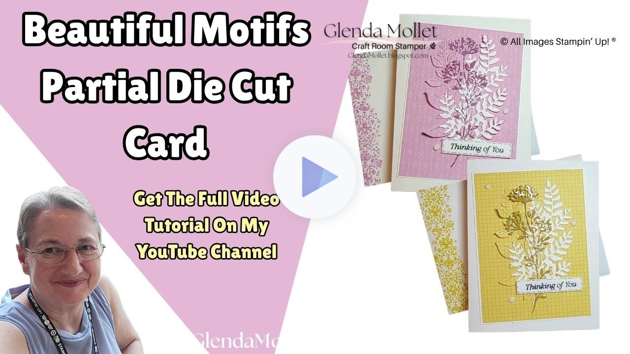 Elegant Card with Beautiful Motifs - Featuring Thoughtful Designs & Flower Garden Foils