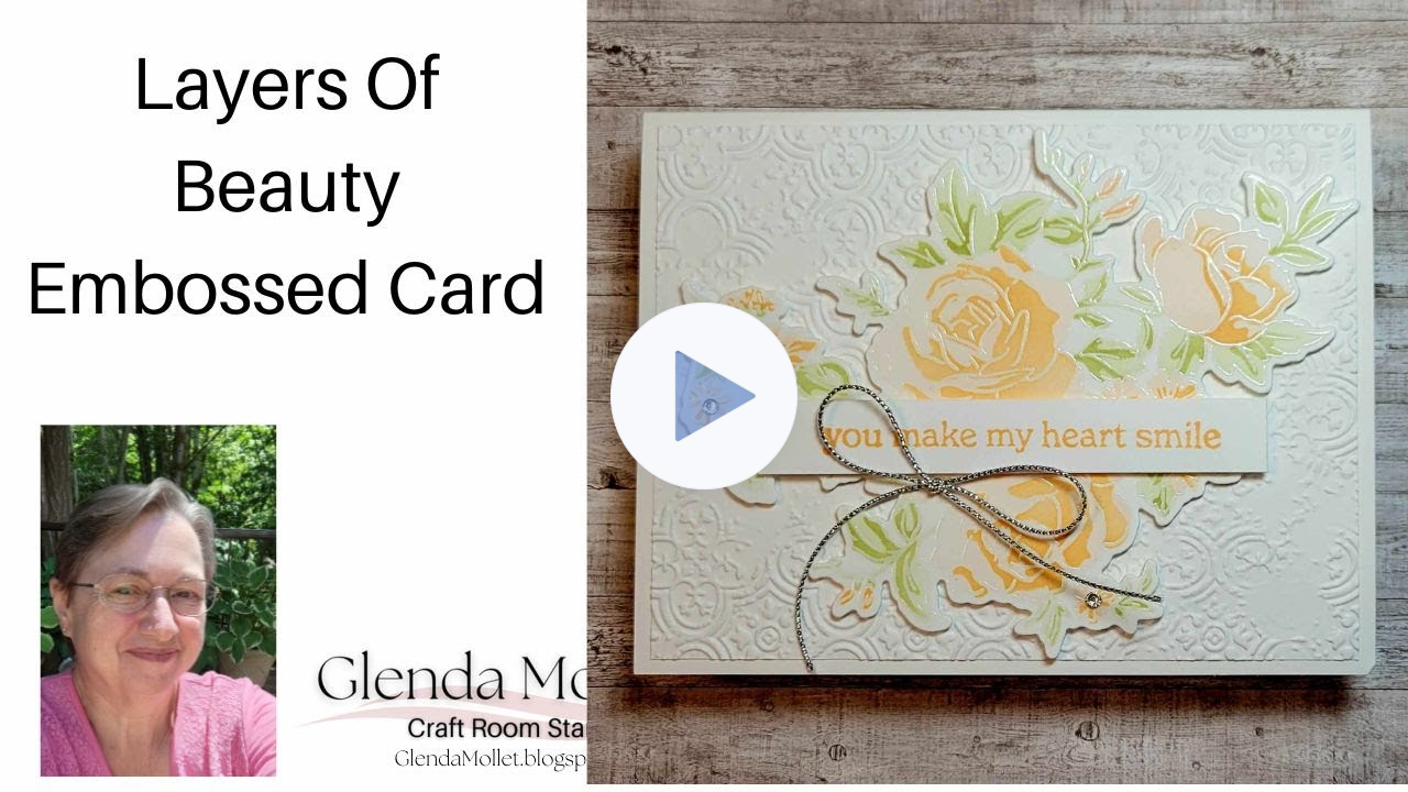 How to create a soft and beautiful card using the Layers Of Beauty bundle and Heat Embossing!