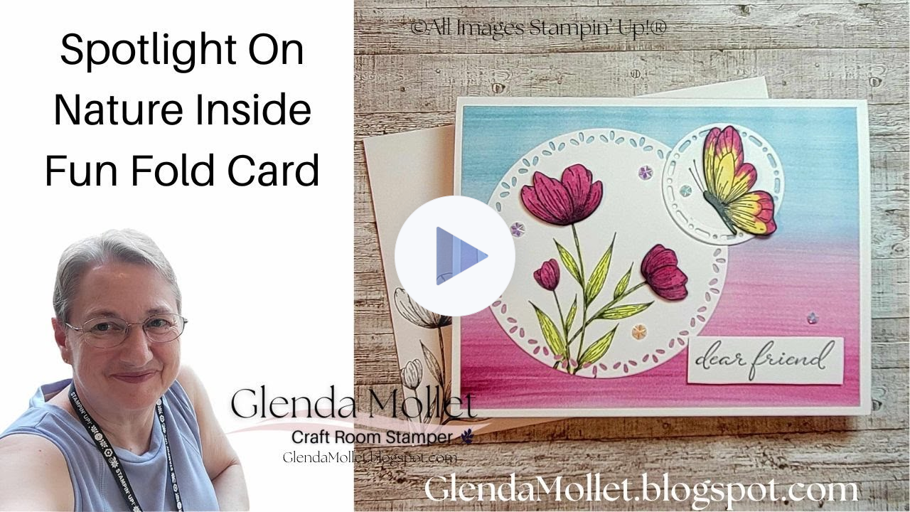 Centre Pop-Up Card Tutorial | Spotlight On Nature Series | Card #3 Fun Fold with Full Of Life DSP