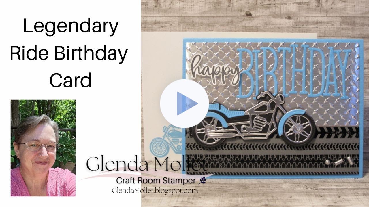 Legendary Ride Happy Birthday Card Tutorial