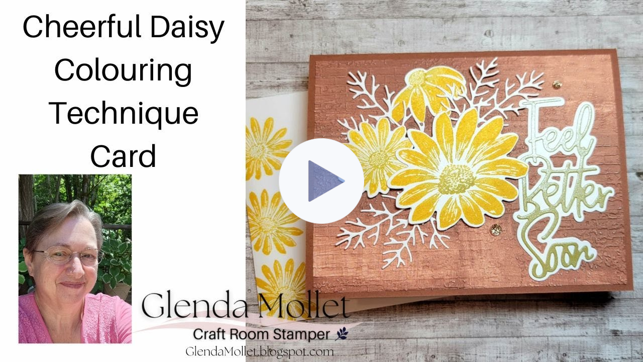 Tips and Tricks on What to do with the centres of the Cheerful Daisies images! Bling is involved!