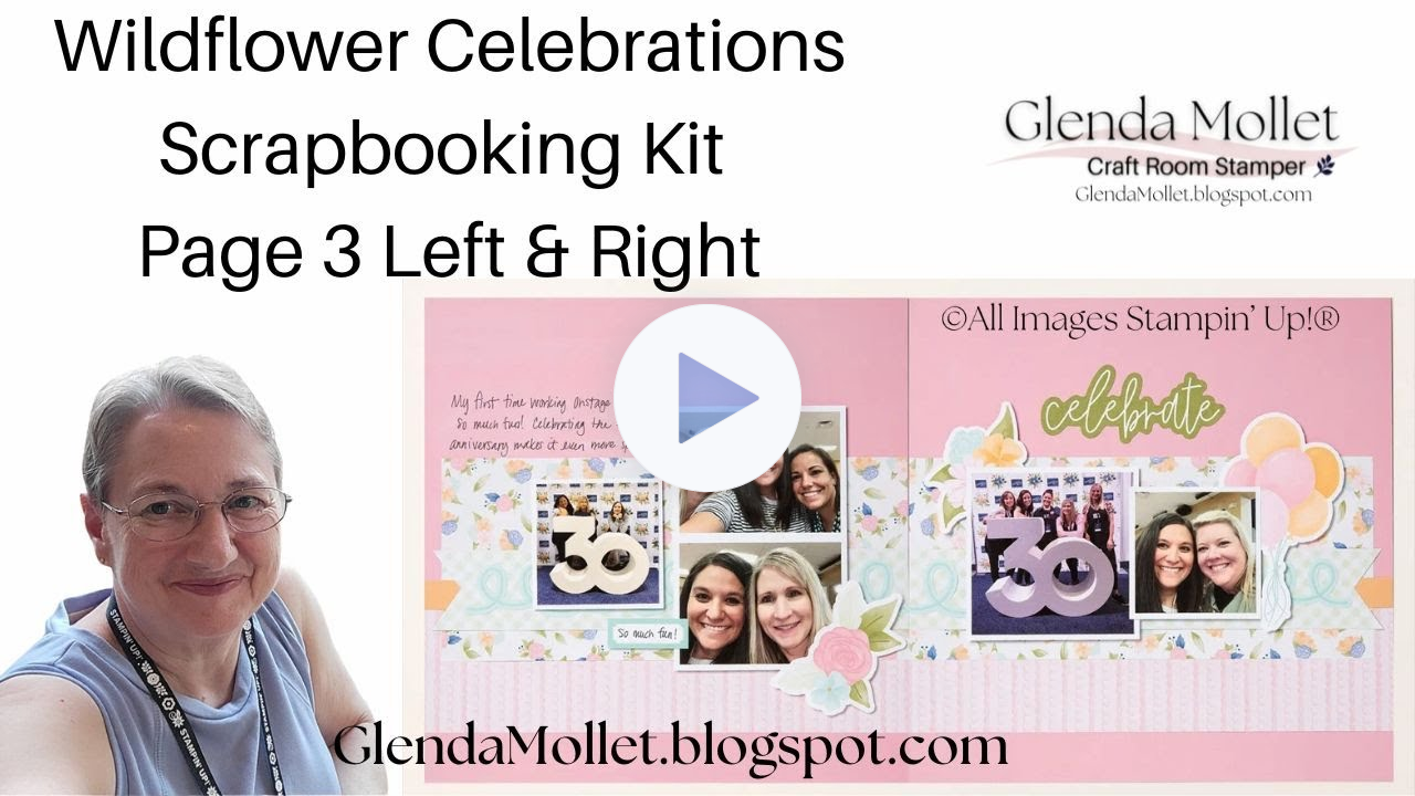 Wildflower Birthday Scrapbooking Kit | Create 2 Gorgeous Pages Step-by-Step