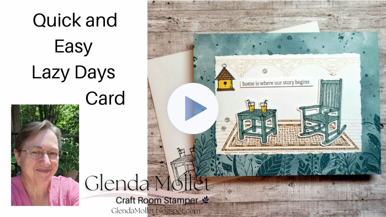 How to create a peaceful scenic card with the Lazy Days Bundle & Hello, Irresistible designer paper