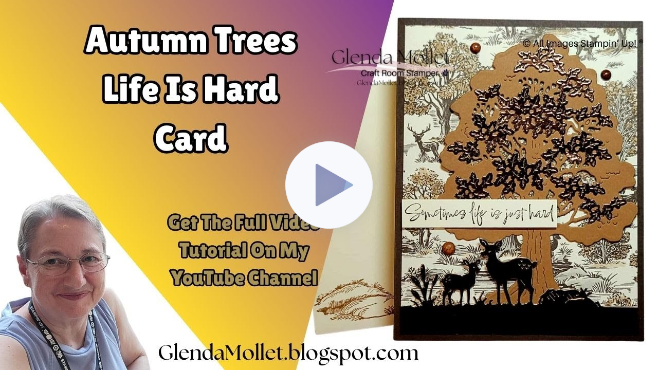 Autumn Toile Suite Cardmaking | Autumn Trees Bundle Live Demonstration