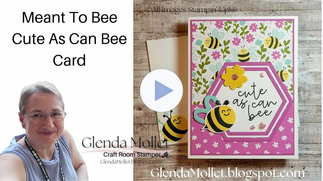 Create a Fun & Bright Card with the Meant To Bee Bundle | Live Stamping