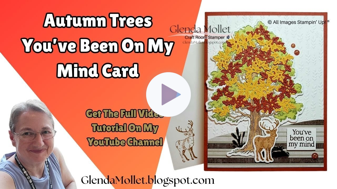 Autumn Toile Suite Cardmaking | Autumn Trees Bundle with Fall Colours