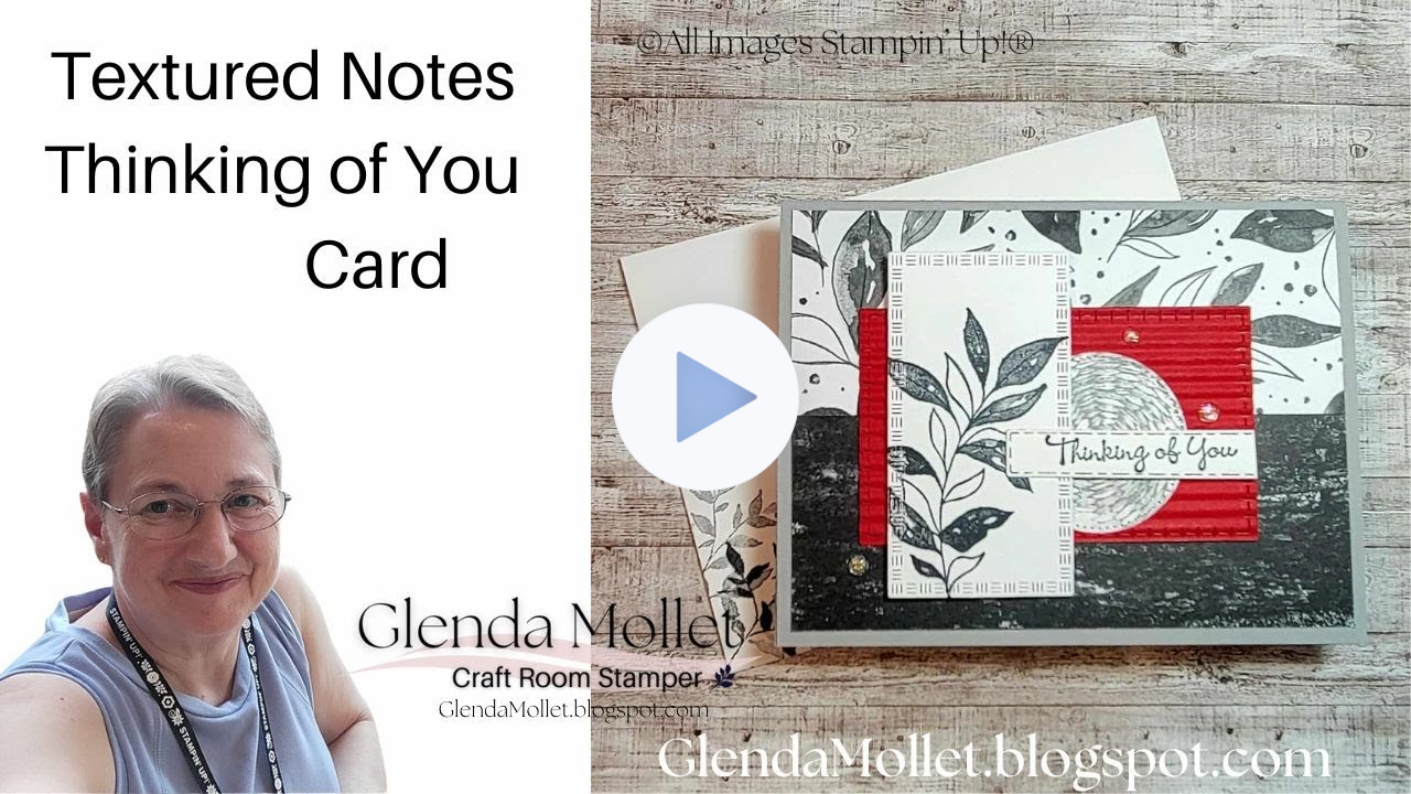 A fun card filled with texture using the Textured Notes Bundle and Black & White!