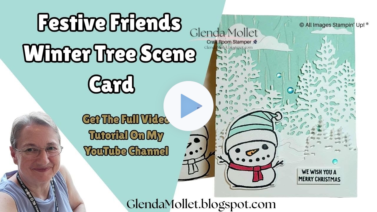Festive Friends Winter Card | Stampin' Up! Live Tutorial with Light & Wonder Dies