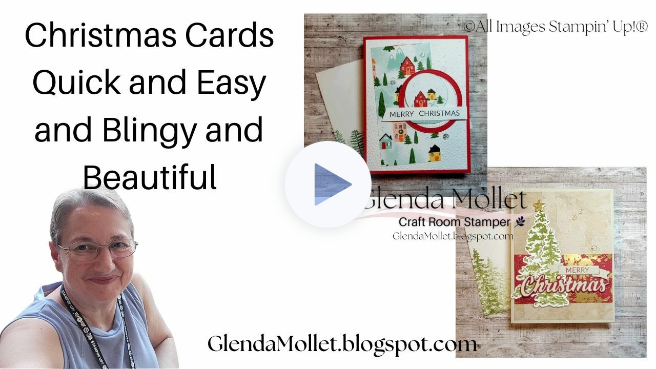 A couple of last minute Christmas cards tonight!