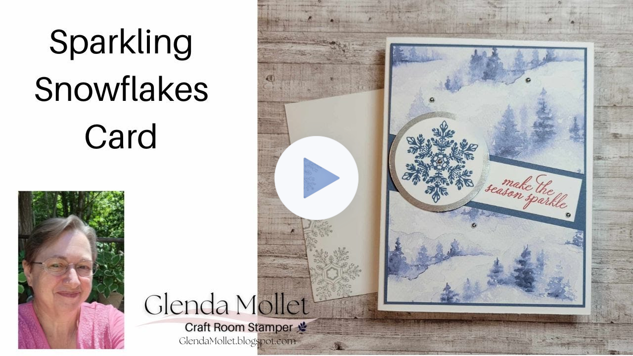 Week 11 - 12 Weeks Of Christmas. Tonight Sparkling Snowflakes and a great DSP Layout.