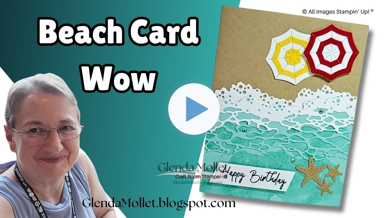 How to Make a Layered Ocean Waves Card with the Rolling Waves Bundle