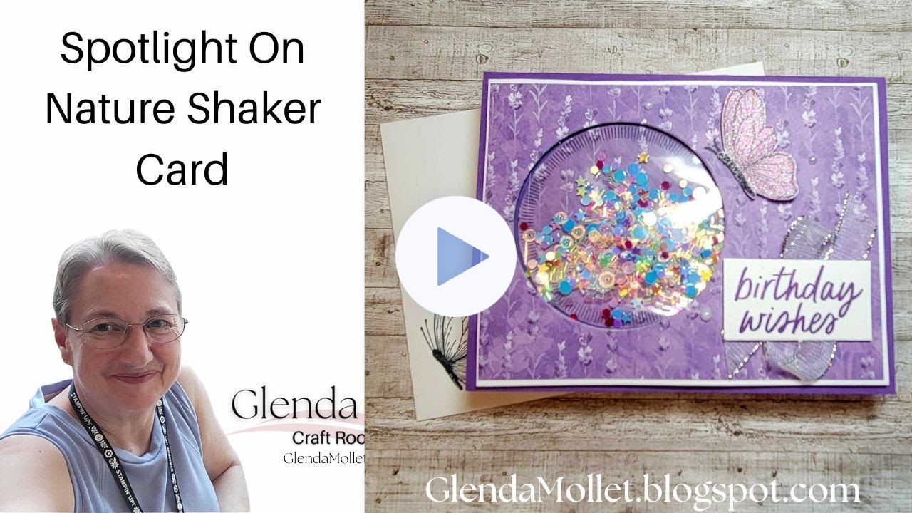 Shaker Card with the Spotlight On Nature bundle.