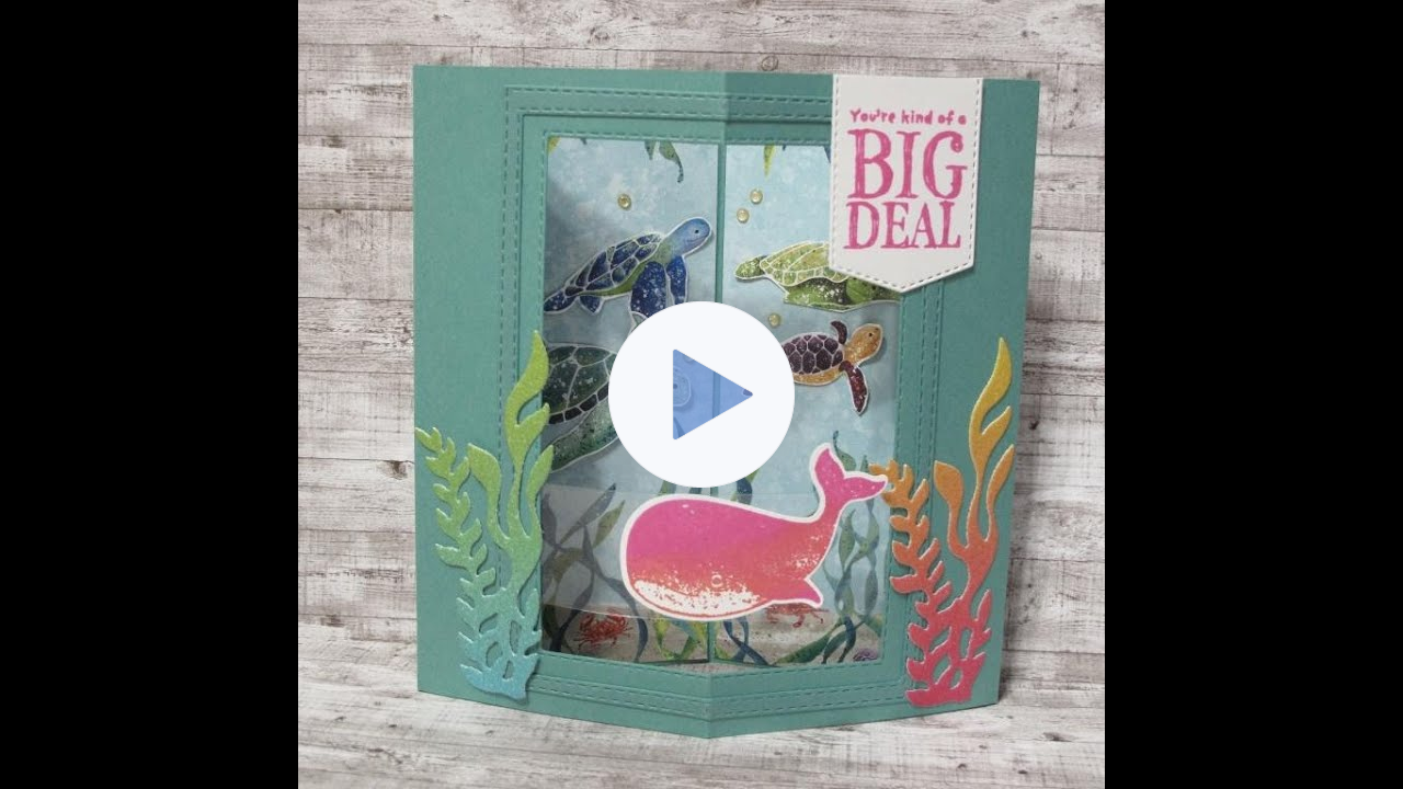 Whale Done Fun Fold Card