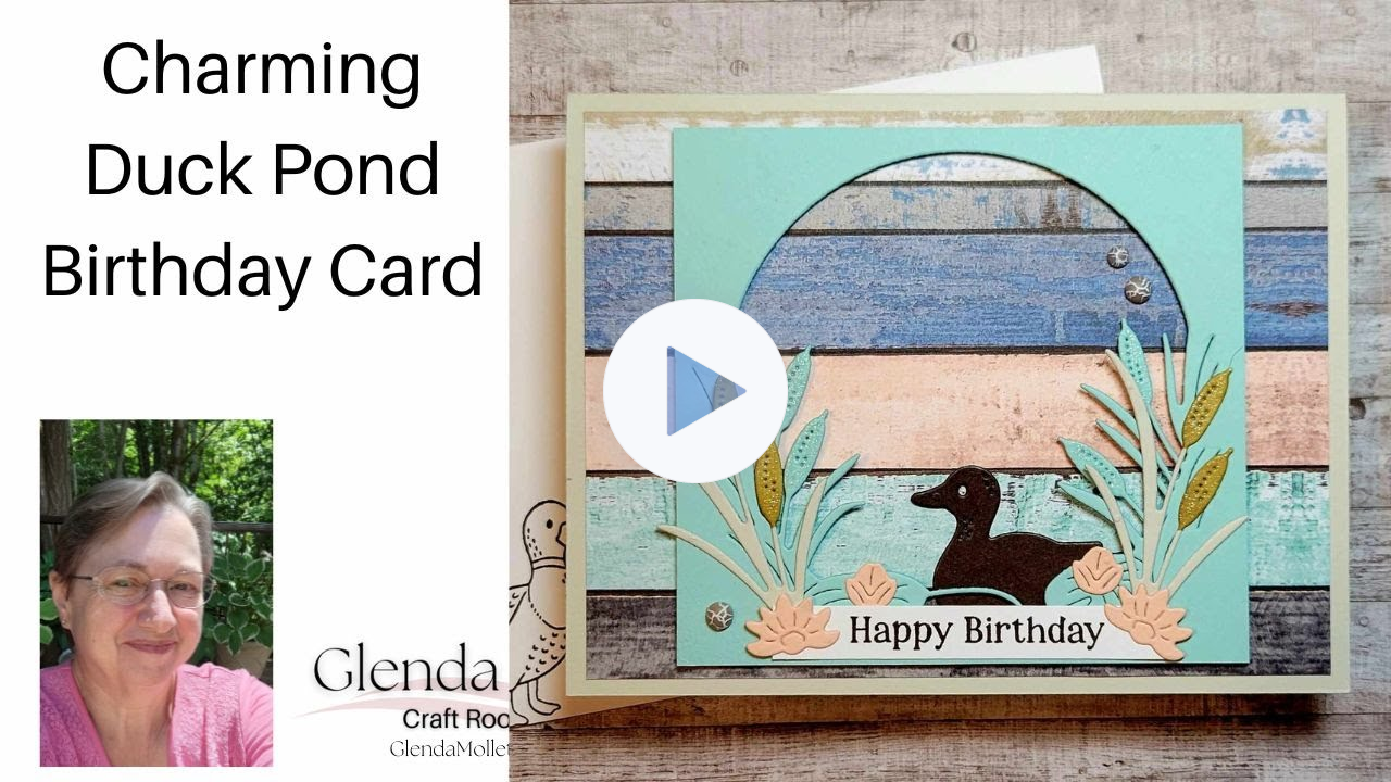 How to create a Quick and Easy card with the Charming Duck Pond Bundle!