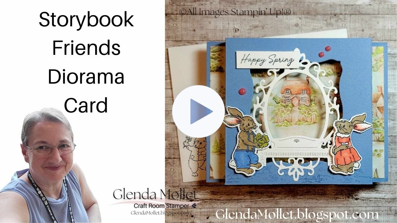 Adorable Fun Fold Card with the Storybook Moments Suite - Live Stamping Fun!