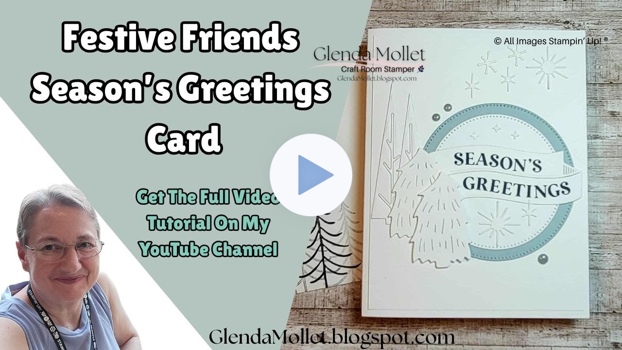 Festive Friends Christmas Card Tutorial | Handmade Holiday Card