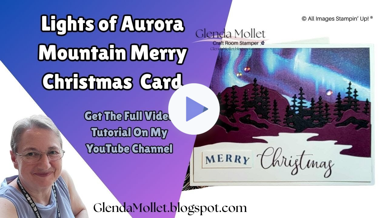 Lights of Aurora Suite | Handmade Christmas Card Tutorial