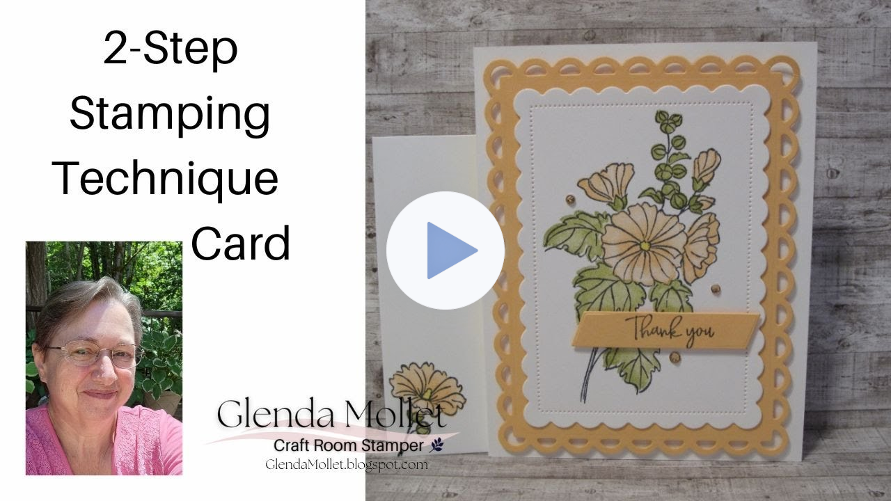 How To Stamp With The Beautifully Happy Two Step Stamp Set - In 5 different colours and a Technique!