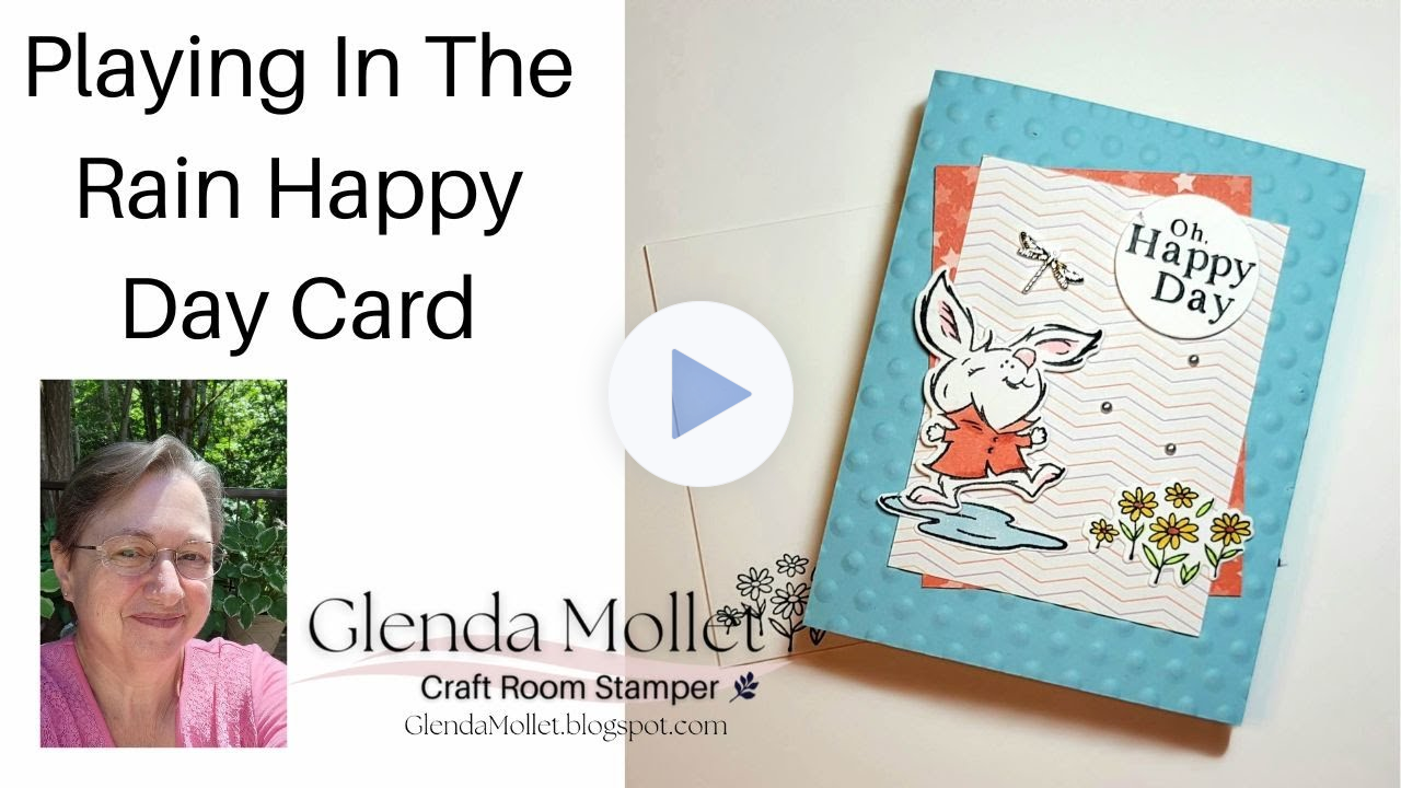 Super cute and quick layout using the Playing In The Rain bundle and Rhino Ready bundle.