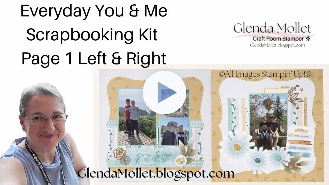 Scrapbook Saturday - Everyday You & Me Page 3 Left and Right