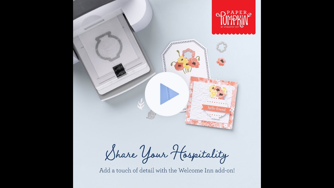 How I went rogue and created an alternative card with the June 2023 Paper Pumpkin Kit "Welcome Inn"!