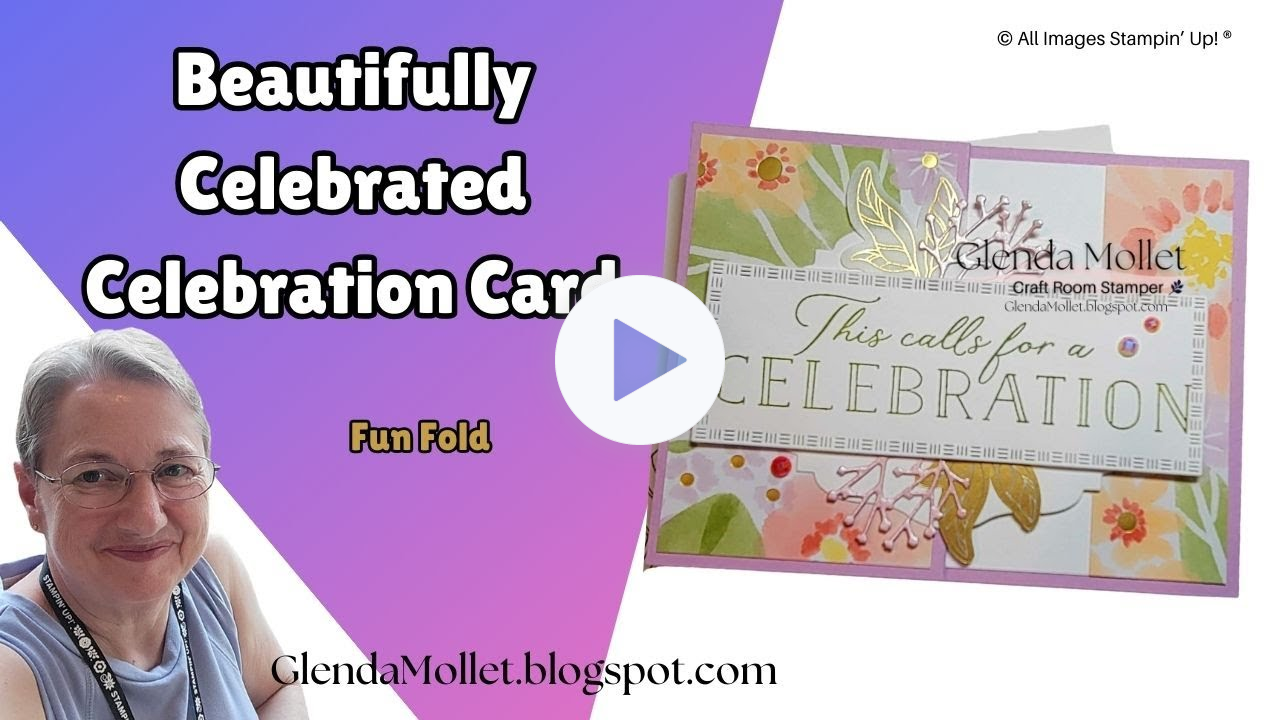 Elegant handmade card using the Beautifully Celebrated bundle and Lovely & Beautiful Specialty Designer Paper, showcasing layered details and a refined, celebration-ready design.