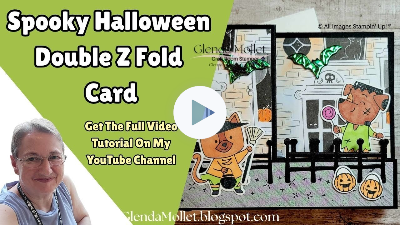 DIY Spooky Halloween Card Tutorial | Stampin' Up! Spooky Sweet Suite & Bundle