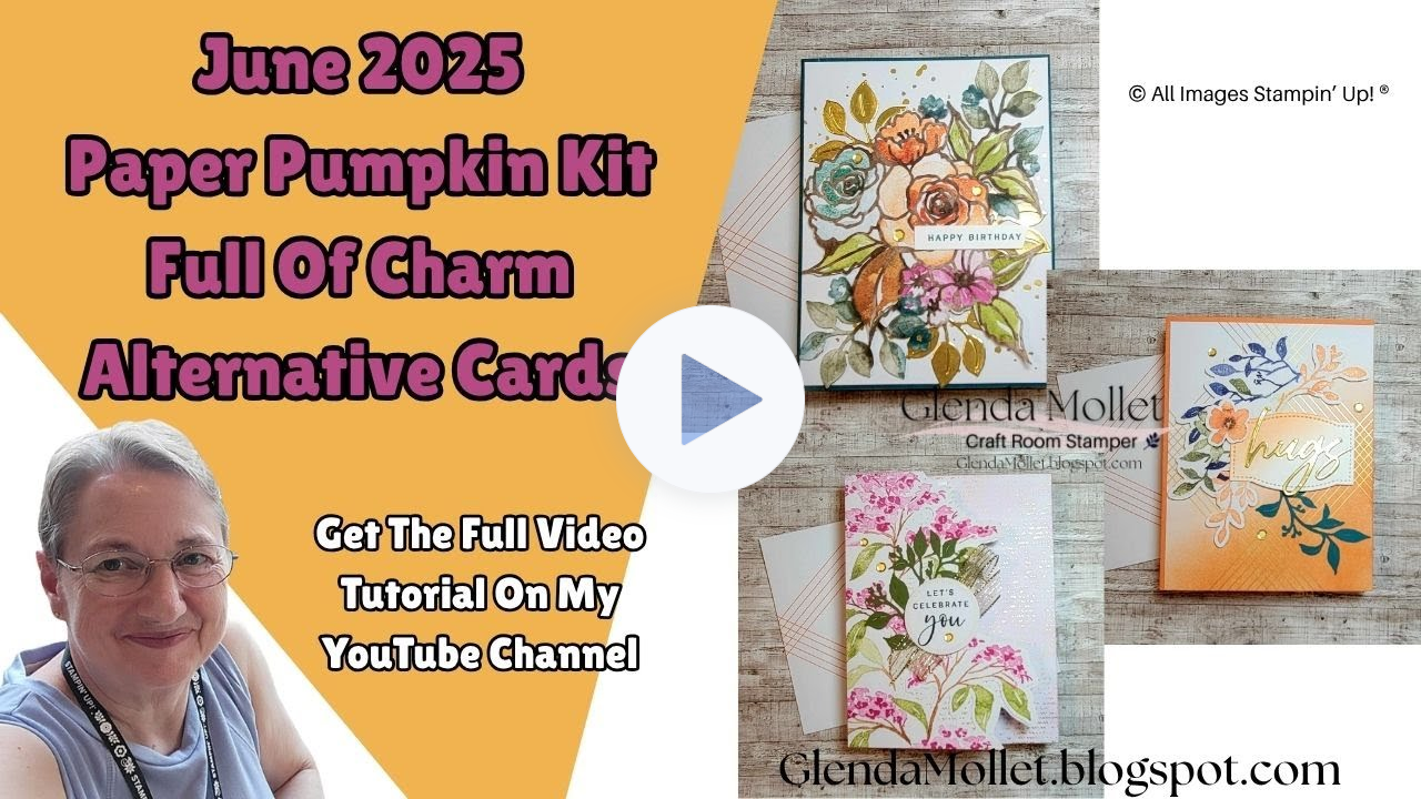 June Paper Pumpkin Kit - Full Of Charm - Alternative Cards