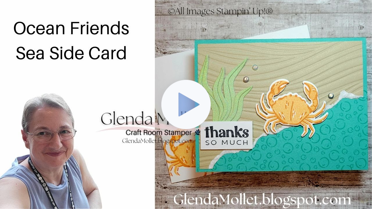 Create a Stunning Beach Scene Card with the Ocean Friends Bundle