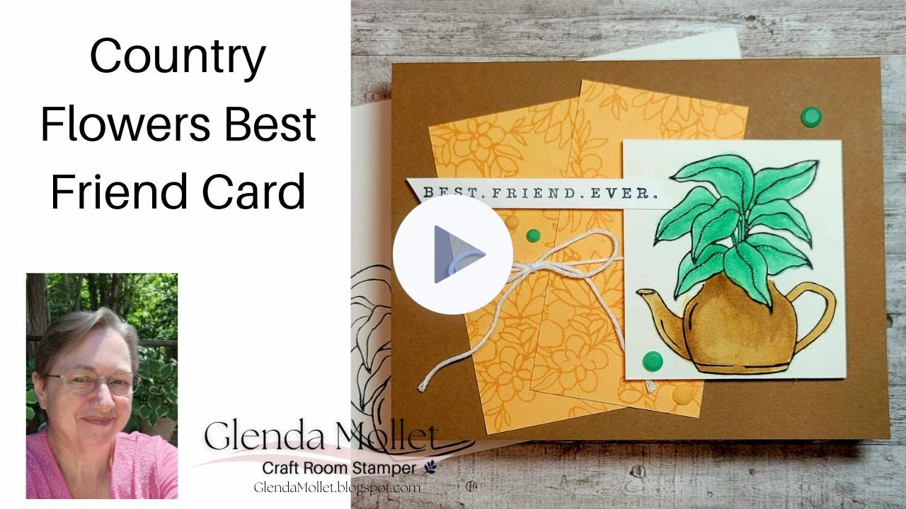 Creating quick, easy and pretty cards with the Country Flowers Bundle!