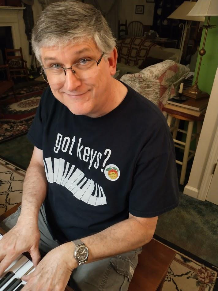 Richard Dickson with "got keys? shirt