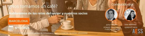 cafe socios AESS en BARCELONA