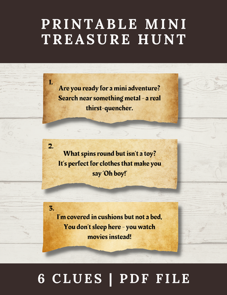 At Home Scavenger Hunt by Starry Sky Printables