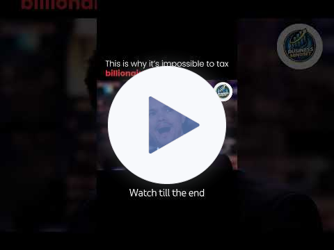 Billionaires have mastered a system that lets them legally avoid paying income taxes. #businessmind