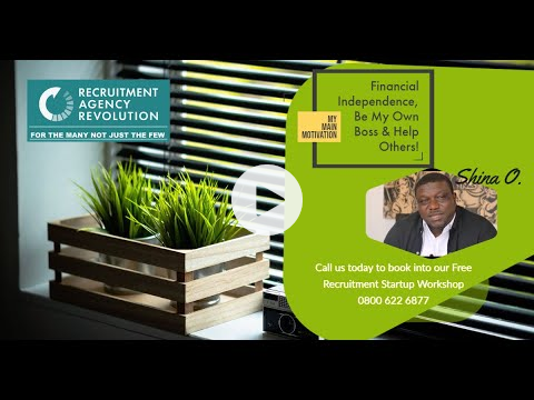 Financial Freedom Motivated Shina to Start his Own Home Based Recruitment Agency