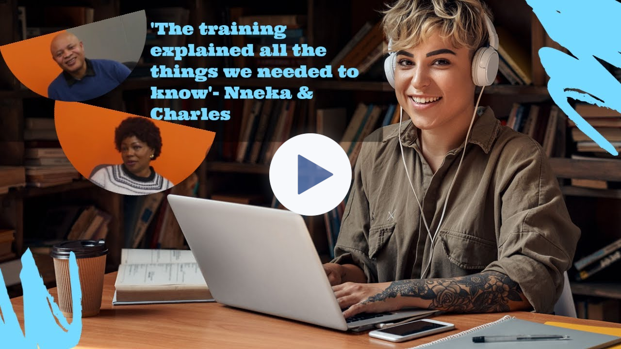 'The training explained all the things we needed to know'- Nneka & Charles ,Healthcare Recruitment