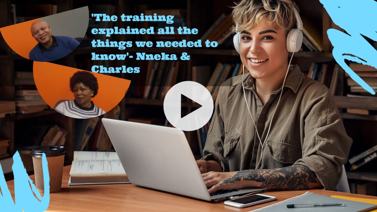 'The training explained all the things we needed to know'- Nneka & Charles ,Healthcare Recruitment