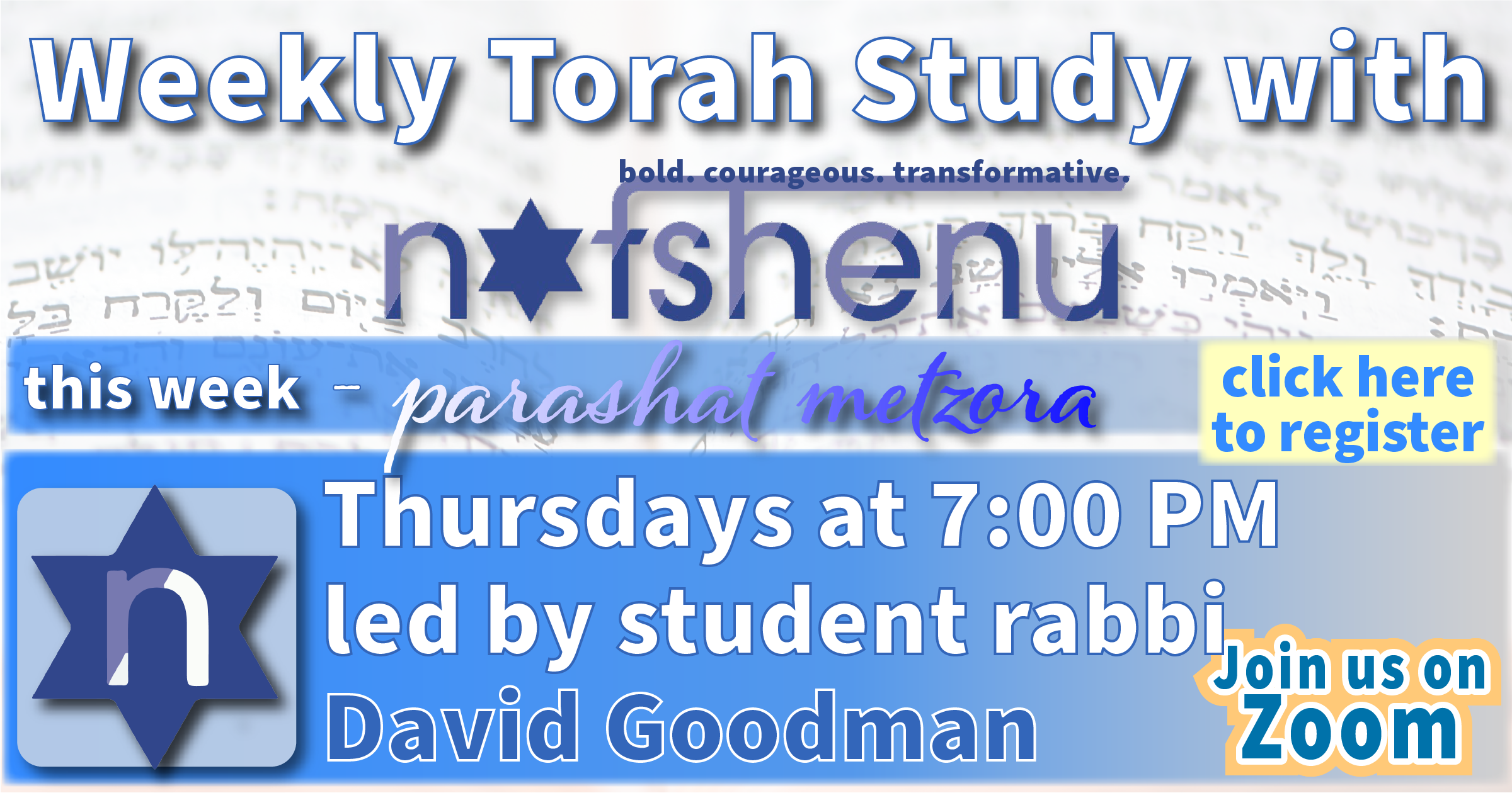 Weekly Torah Study