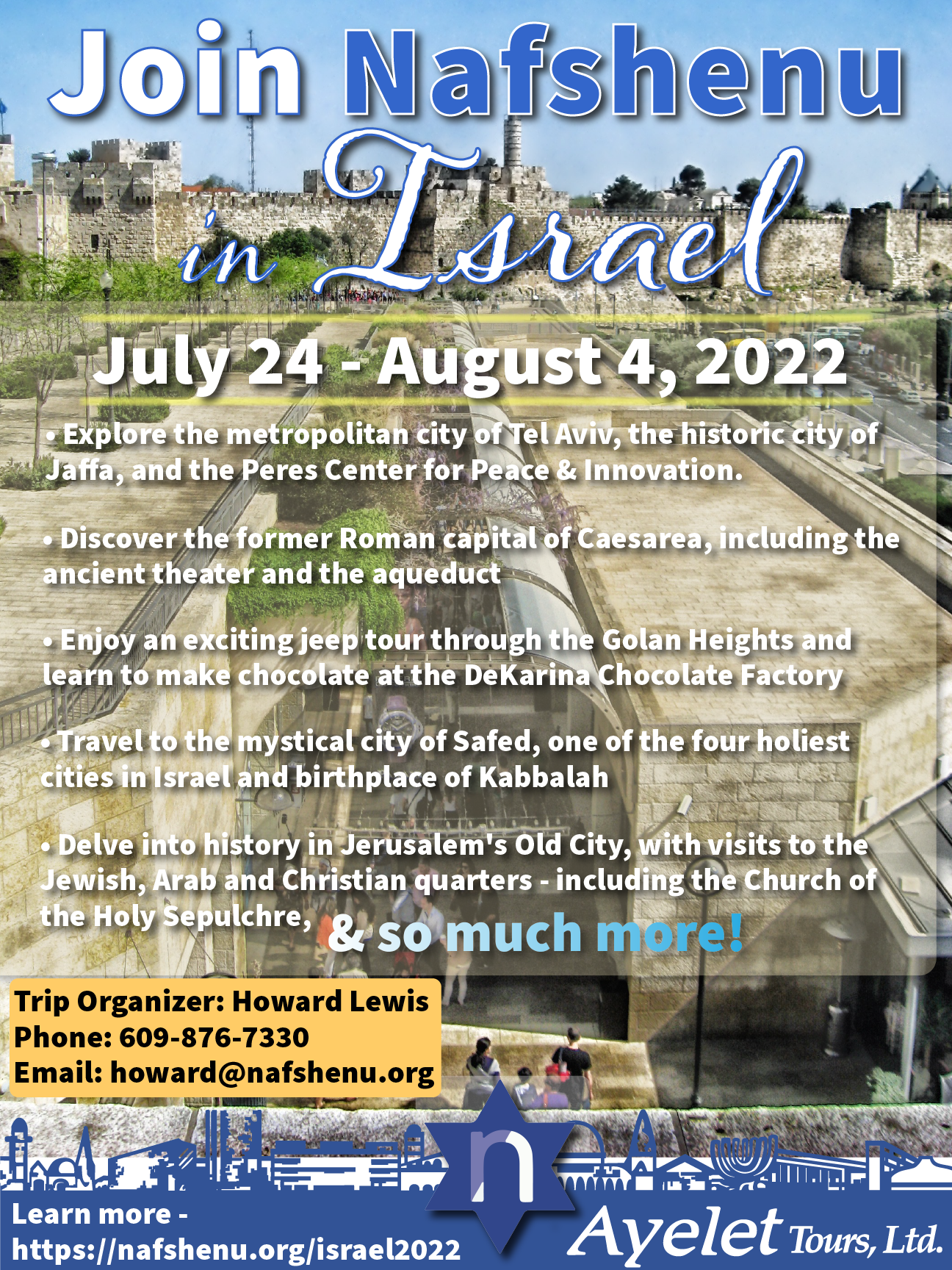 Nafshenu in Israel: Summer 2022