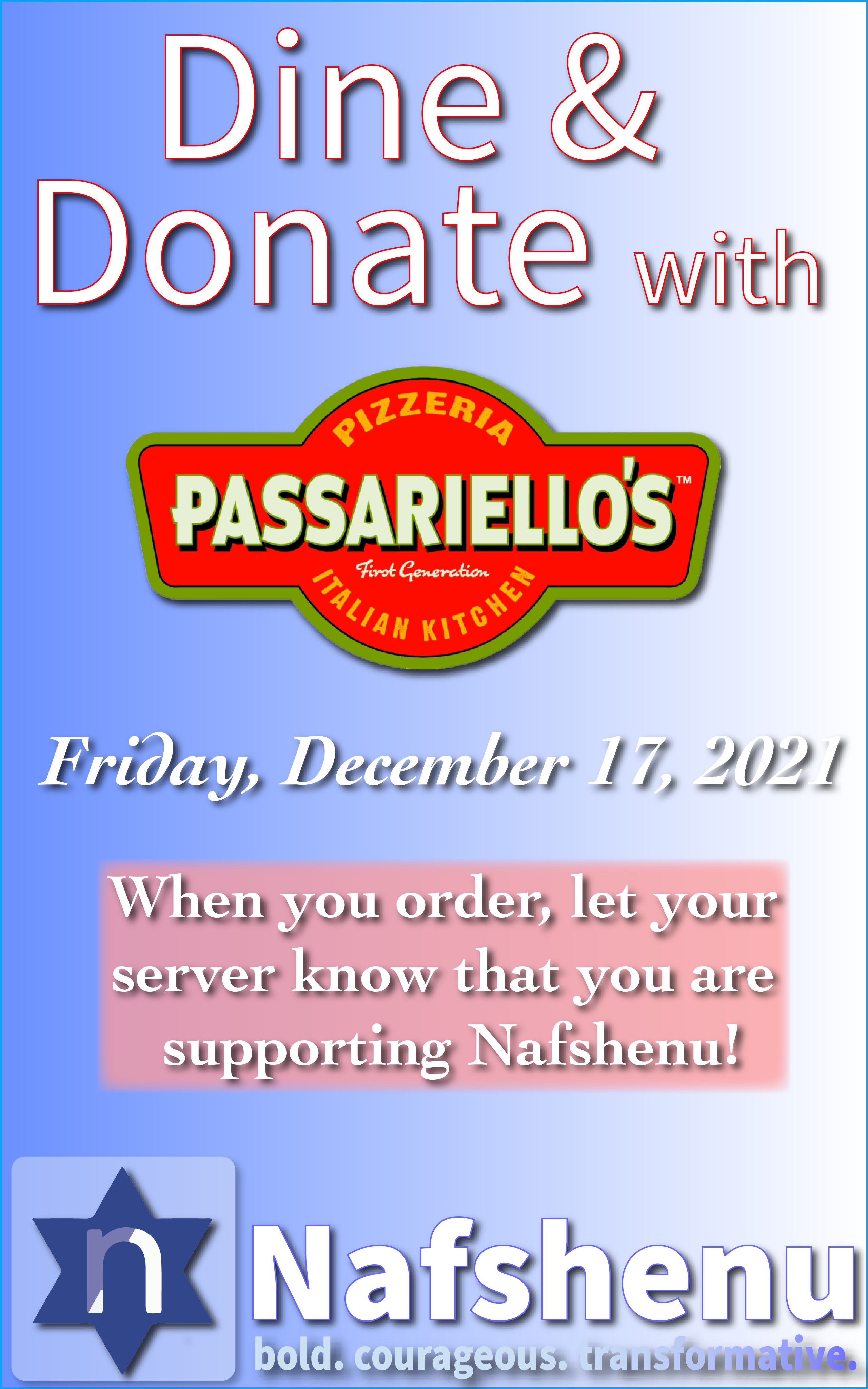 Dine & Donate with Passariello's