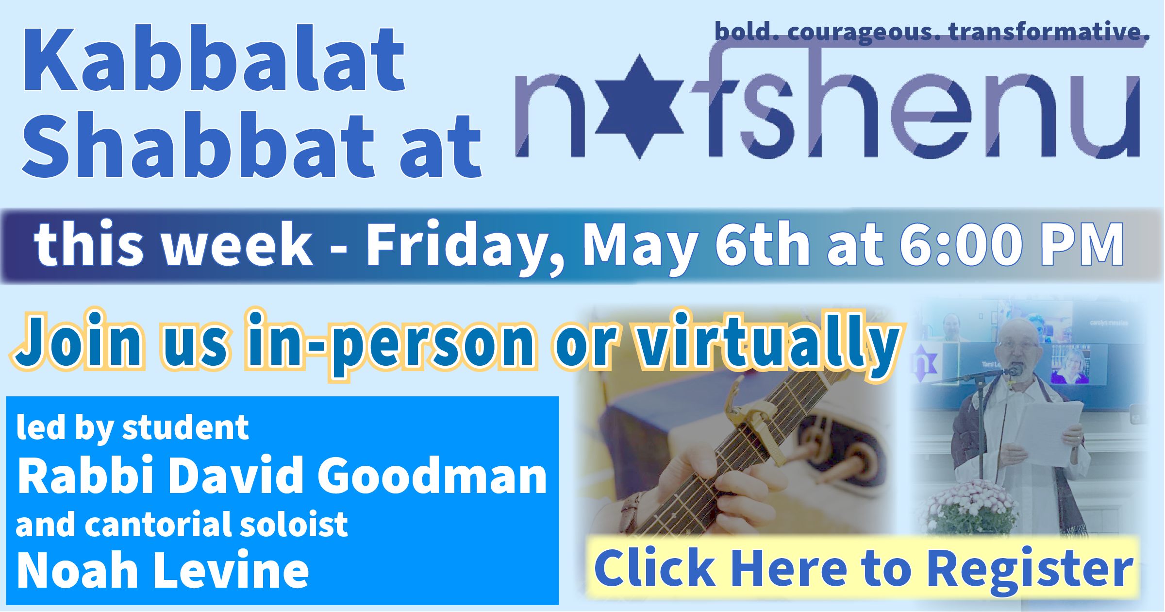 Kabbalat Shabbat Services