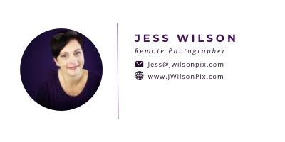 Jess with camera - signature image