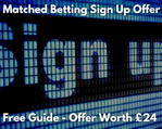 matched betting welcome offer