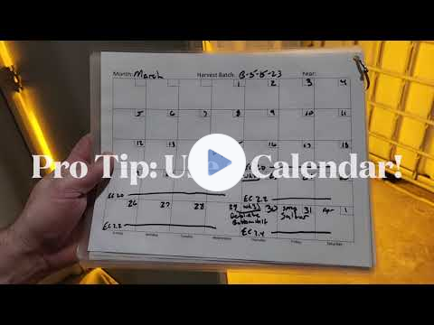 Using a Calendar to stay on track during Flower Cycles @SmokeyOkiesCannabis