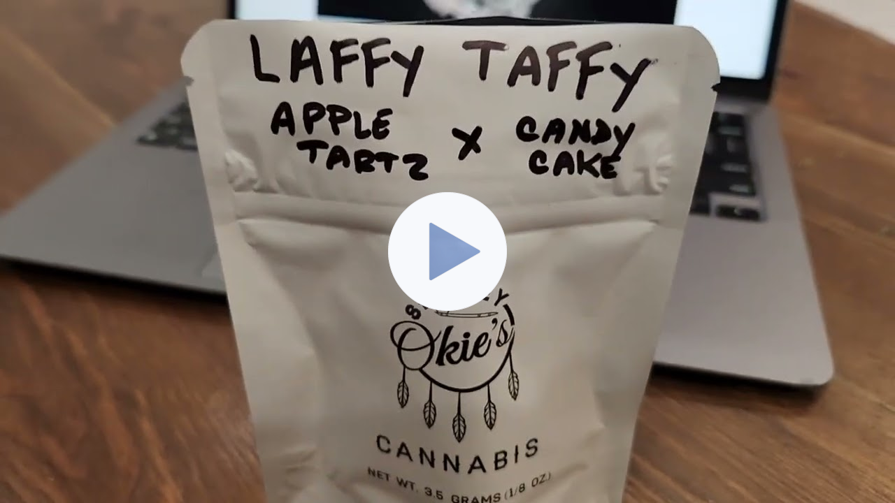 We created a new strain called Laffy Taffy (Apple Tartz x Candy Cake)