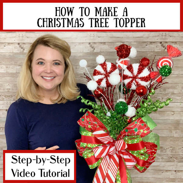 FREE Christmas Tree Topper tutorial opt in